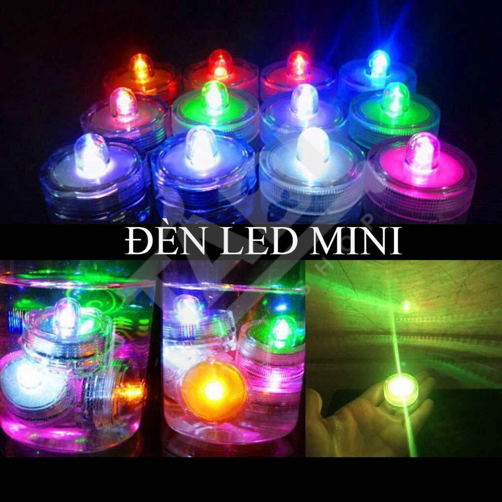 Đèn LED Mini Tròn Trang Trí Bể Cá, Hồ Cá Để Được Dưới Nước - [LED ...