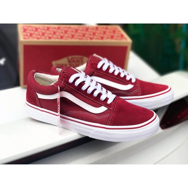 Vans classic 2025 đỏ mận