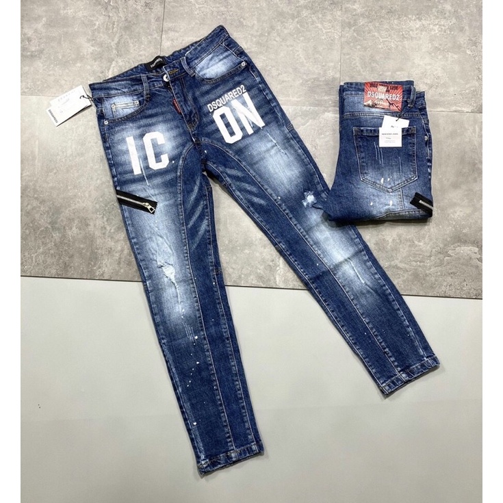 Mejor Precio En A Granel Dsquared Jeans Hommes Jeans Denim Off