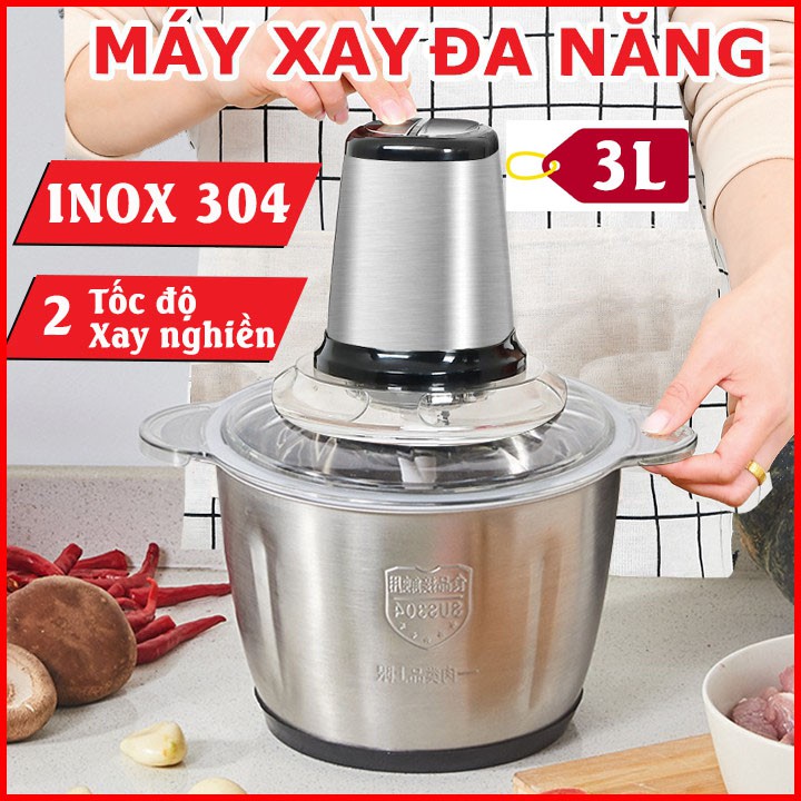 Giới Thiệu Máy Xay Nhật Bản Inox 304 Dung Tích 3L