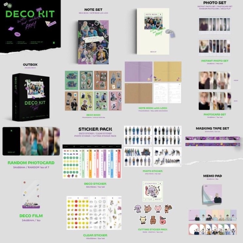 Lẻ đồ deco kit BTS | Shopee Việt Nam