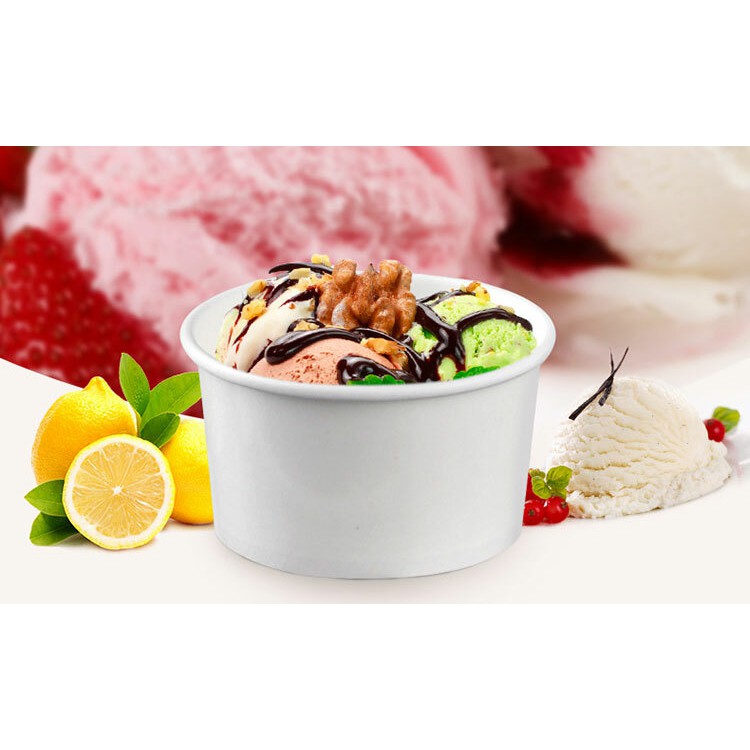 tô giấy đựng kem - packbn