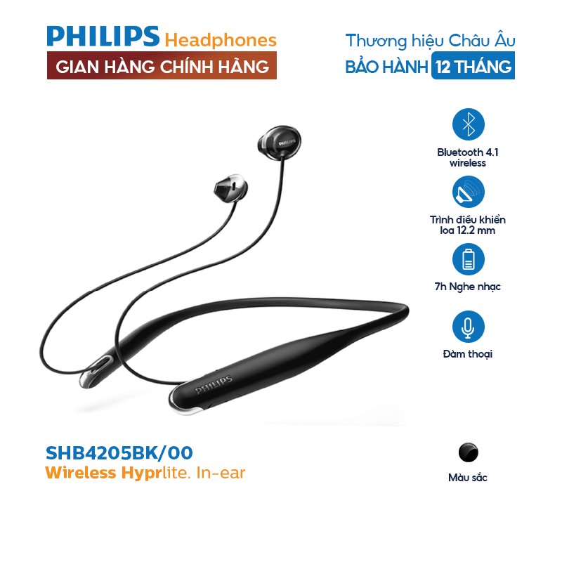 Audifonos philips bluetooth discount in ear shb4205