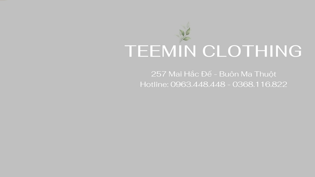 TEEMIN_CLOTHING - Shopee Mall Online | Shopee Việt Nam