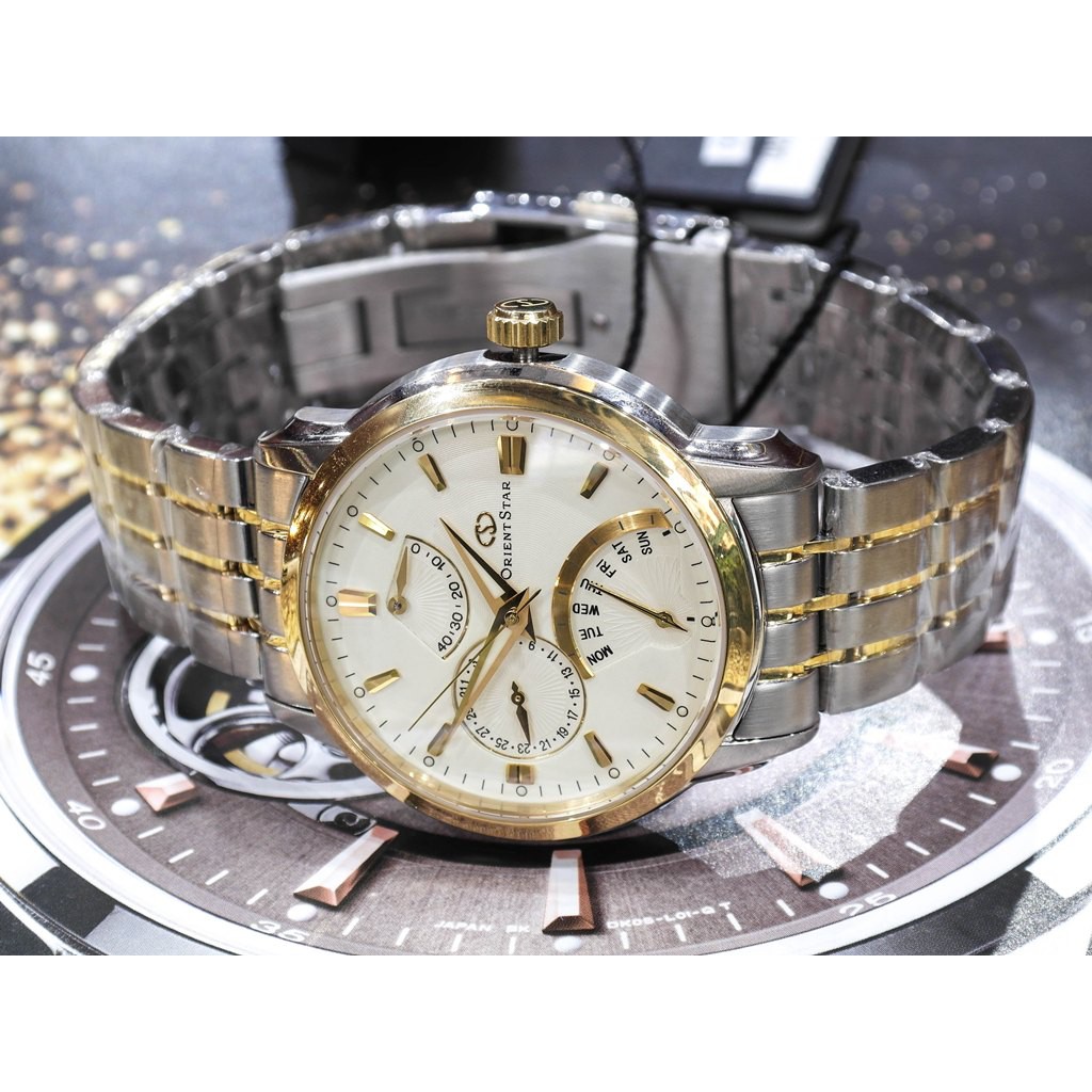 Orient star retrograde demi gold sde00001w0 sale