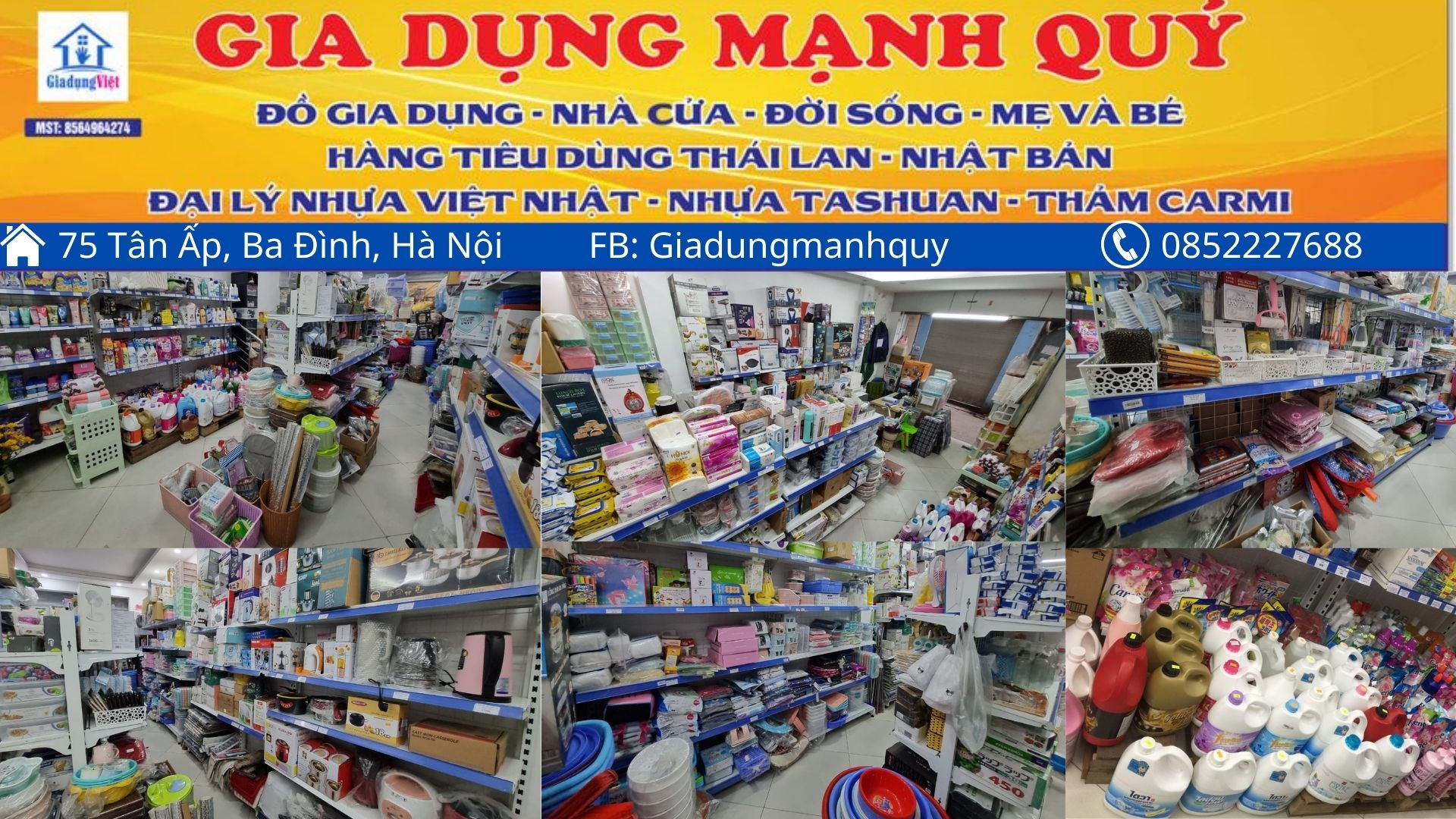 Shop Gia Dụng Việt - Shop Gia Dụng Việt tự hào là nơi tập trung các sản phẩm gia dụng độc đáo được sản xuất tại Việt Nam. Đến với chúng tôi, quý khách hàng sẽ được trải nghiệm nguồn hàng chất lượng, đa dạng và cập nhật liên tục.