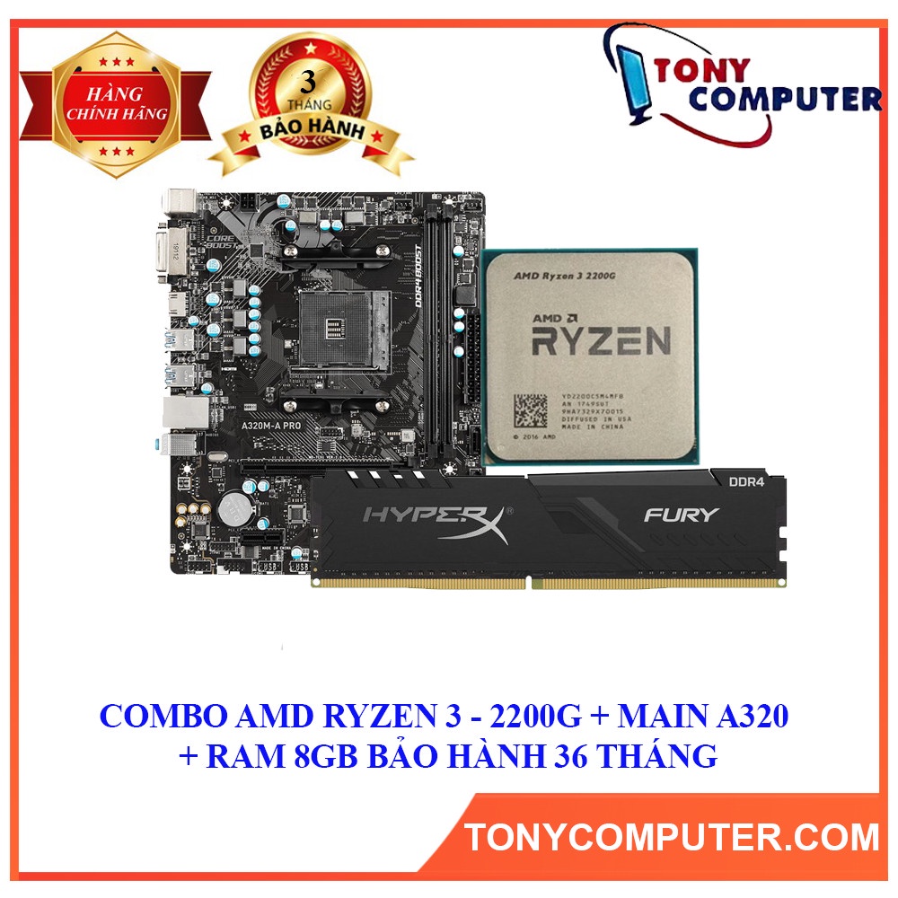 Ryzen 3 2200g hot sale mobo combo