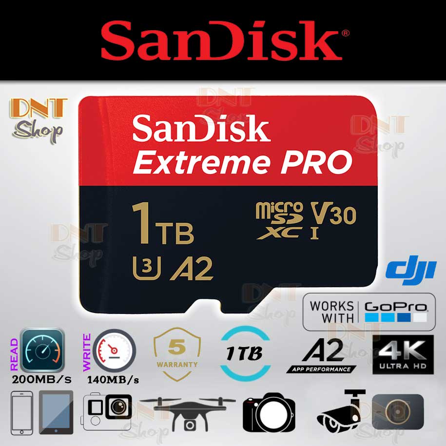 マイクロSD 1TB サンディスク Extreme PRO microSDXC A2 SDSQXCZ-1T00 ...