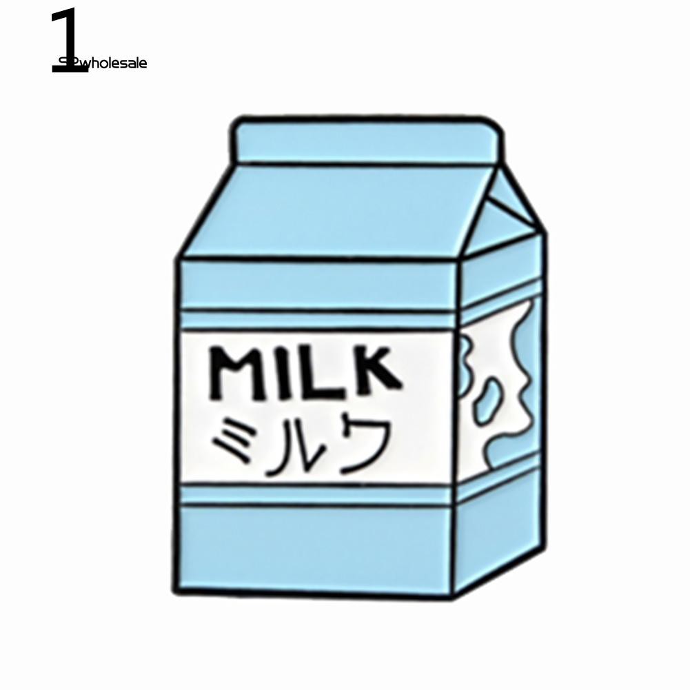 Ghim cài áo hình hộp sữa xinh xắn dễ thương đáng yêu | Shopee Việt Nam