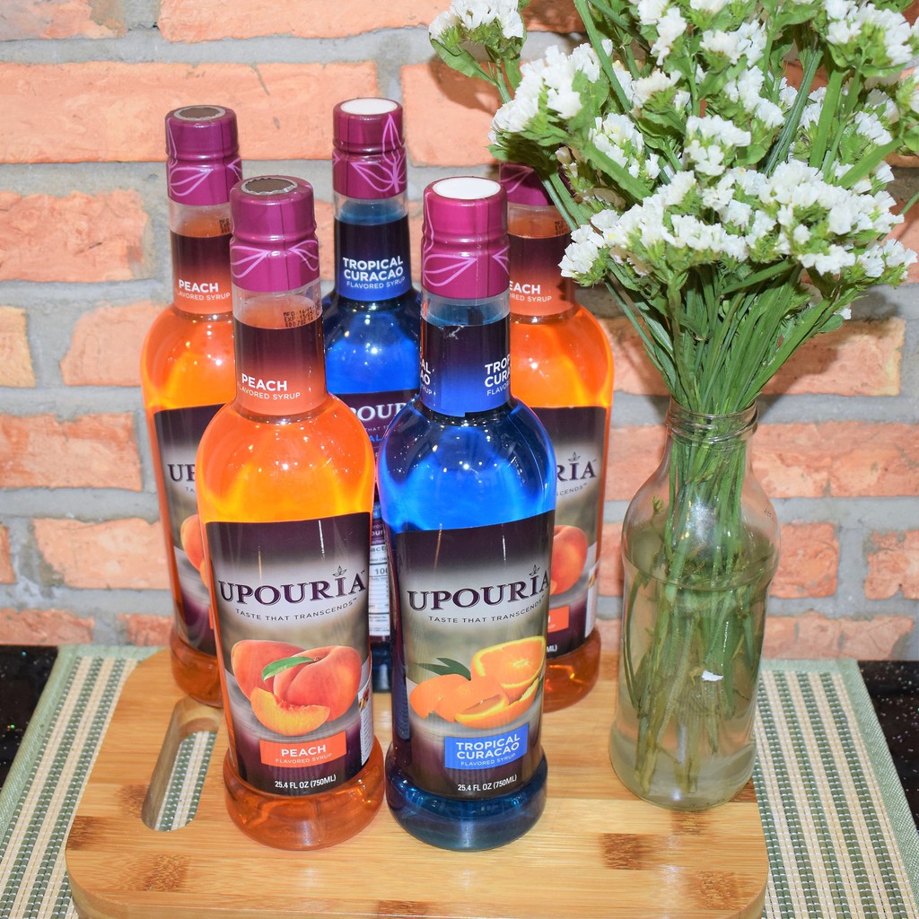 Syrup Uporia Đào - Blue curacao 750ml | Shopee Việt Nam