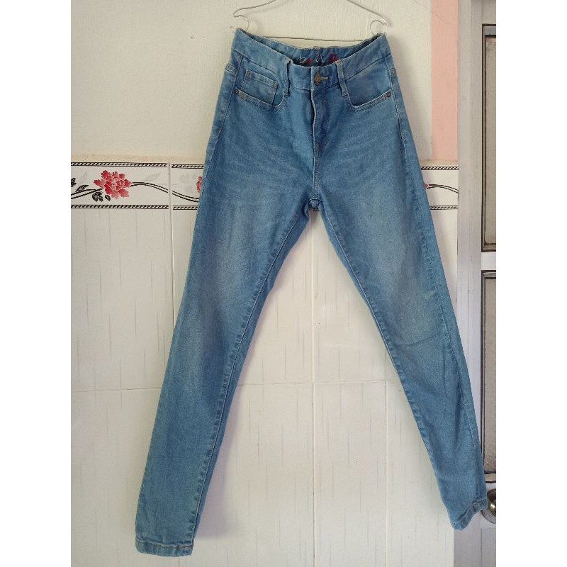 Blue exchange hot sale jeans