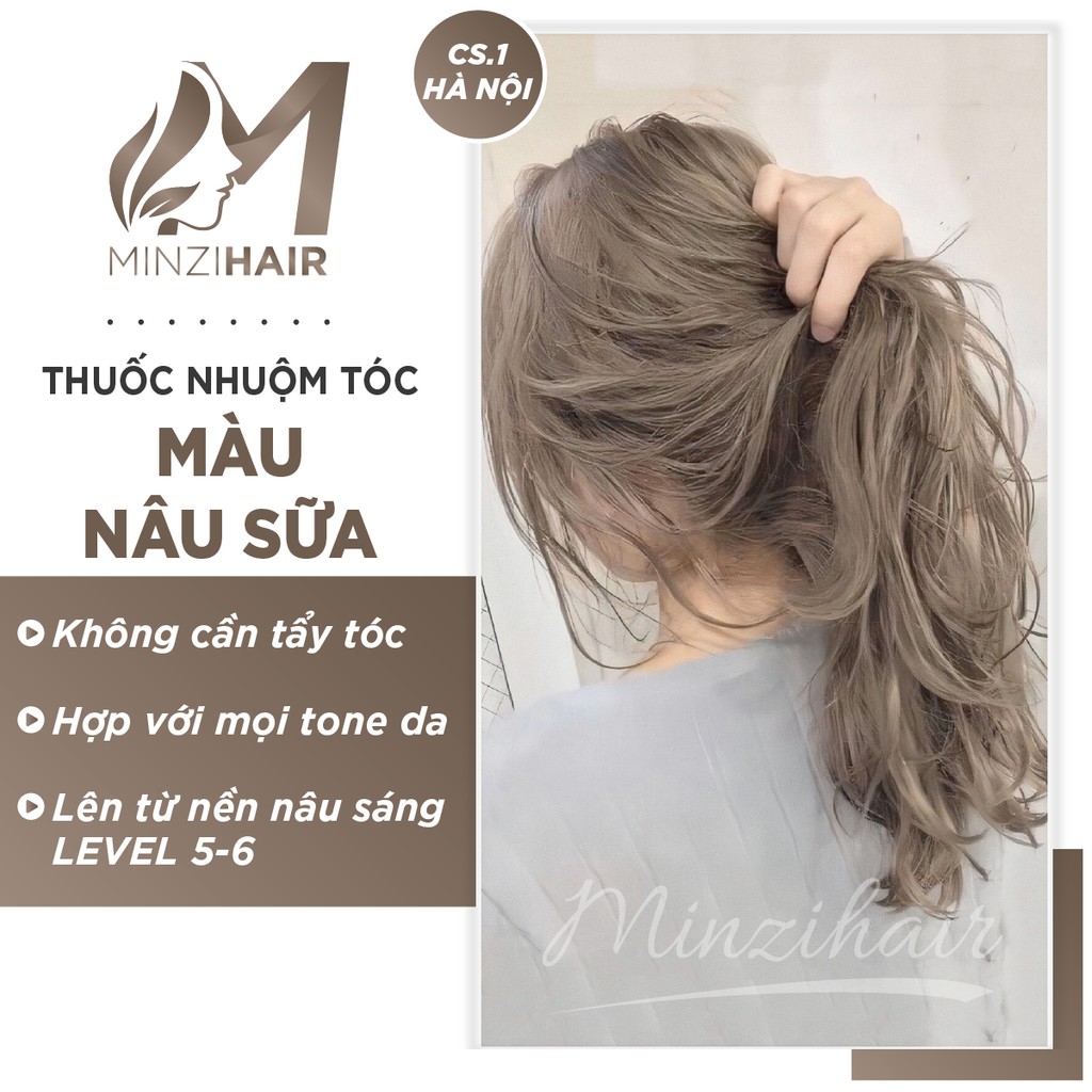 Màu Nâu Sữa Không Tẩy: Xu Hướng Nhuộm Tóc Đẳng Cấp 2024