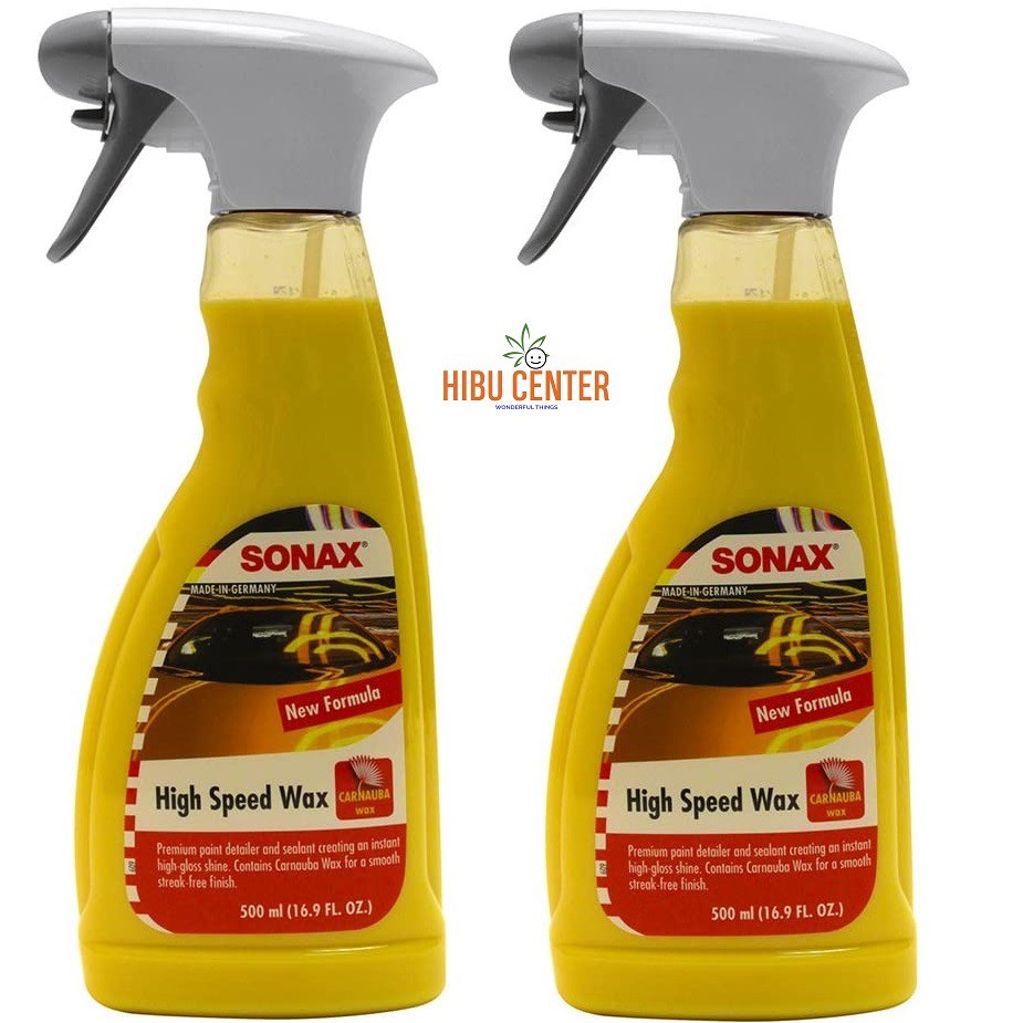 Chai Xịt Đánh Bóng Sơn Ướt SONAX High Speed Wax 500ml 288200