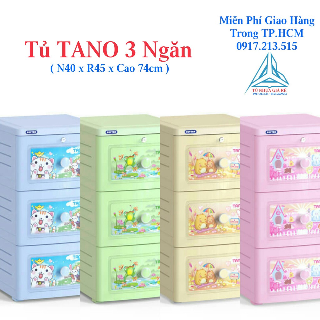 Tủ Nhựa Duy Tân TANO 3 Ngăn ( Có 4 và 5 Ngăn ) | Shopee Việt Nam