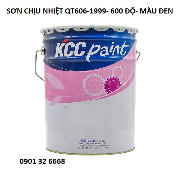 4L)Sơn chịu nhiệt KCC 600 độ QT606-1999 màu đen | Shopee Việt Nam