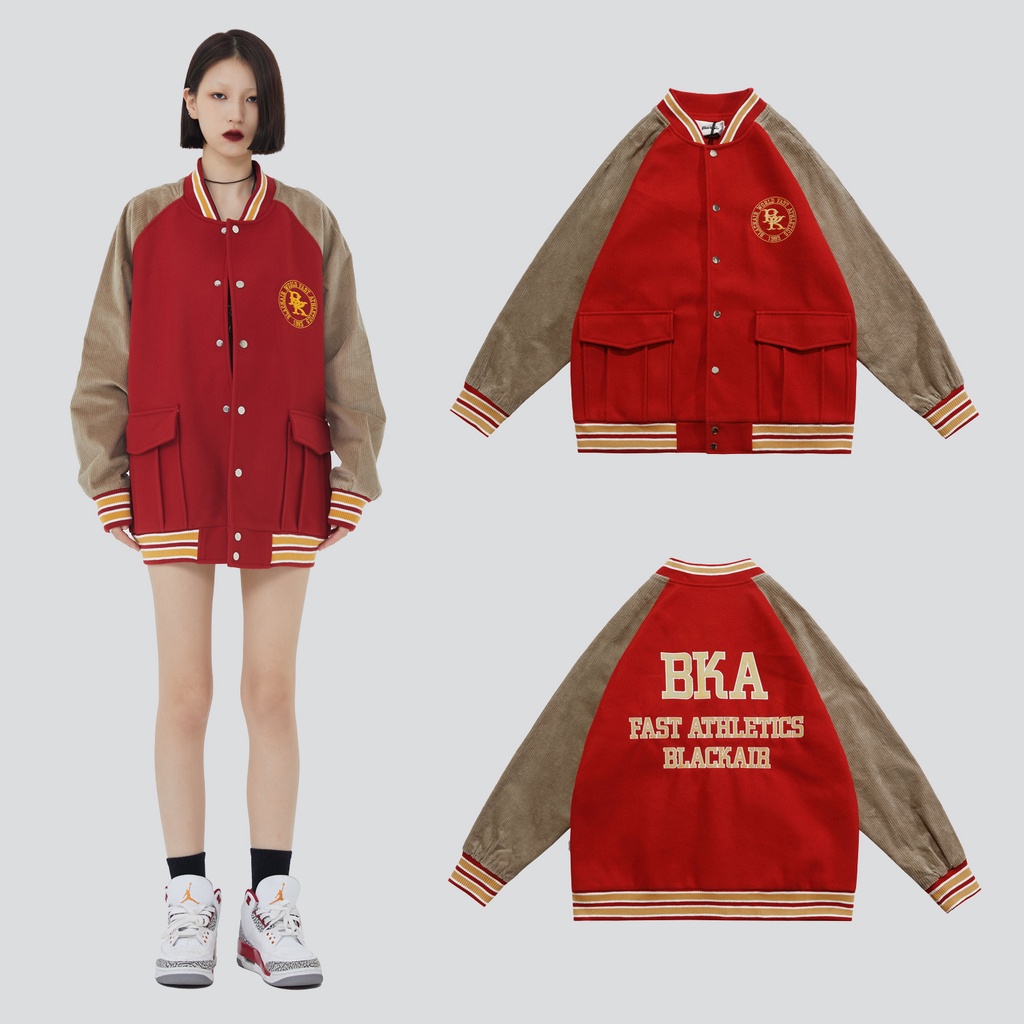 Áo khoác Made Extreme Fast Athletics BKA Varsity Jacket | Shopee