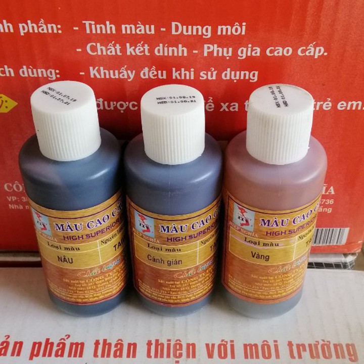 Tinh màu PU tạo màu Sơn giả gỗ Combo 3 chai | Shopee Việt Nam
