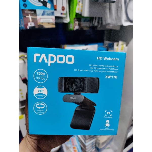 Webcam máy tính Rapoo 720p XW170 | Shopee Việt Nam