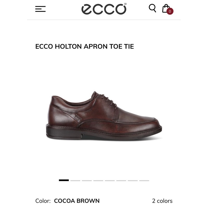 Ecco holton apron toe tie best sale