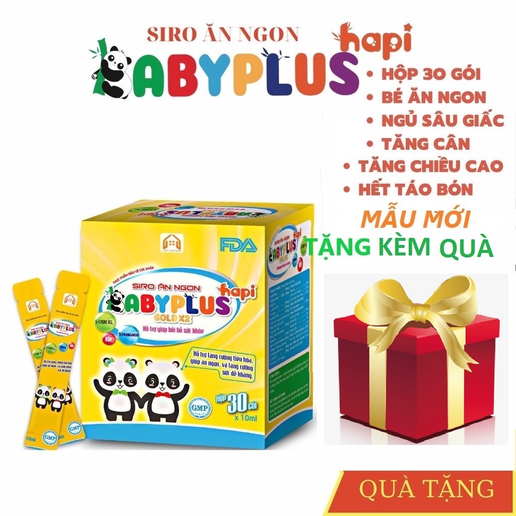 BABYPLUS_Siro ăn ngon Baby plus chính hãng 30 gói x 10ml | Shopee 