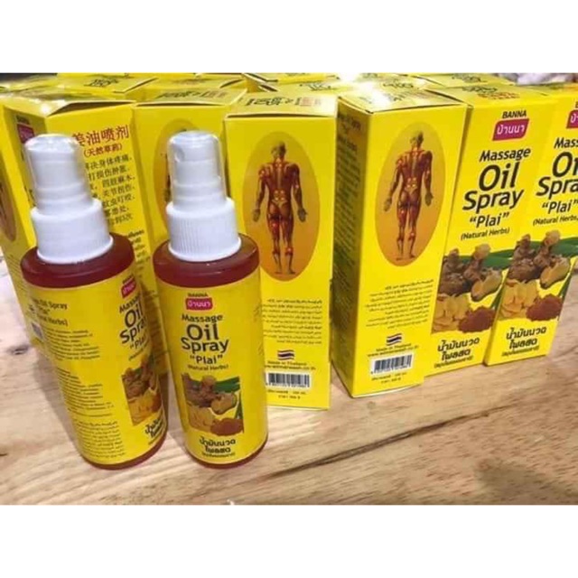 Dầu massage Oil Spray Plai Thái lan | Shopee Việt Nam