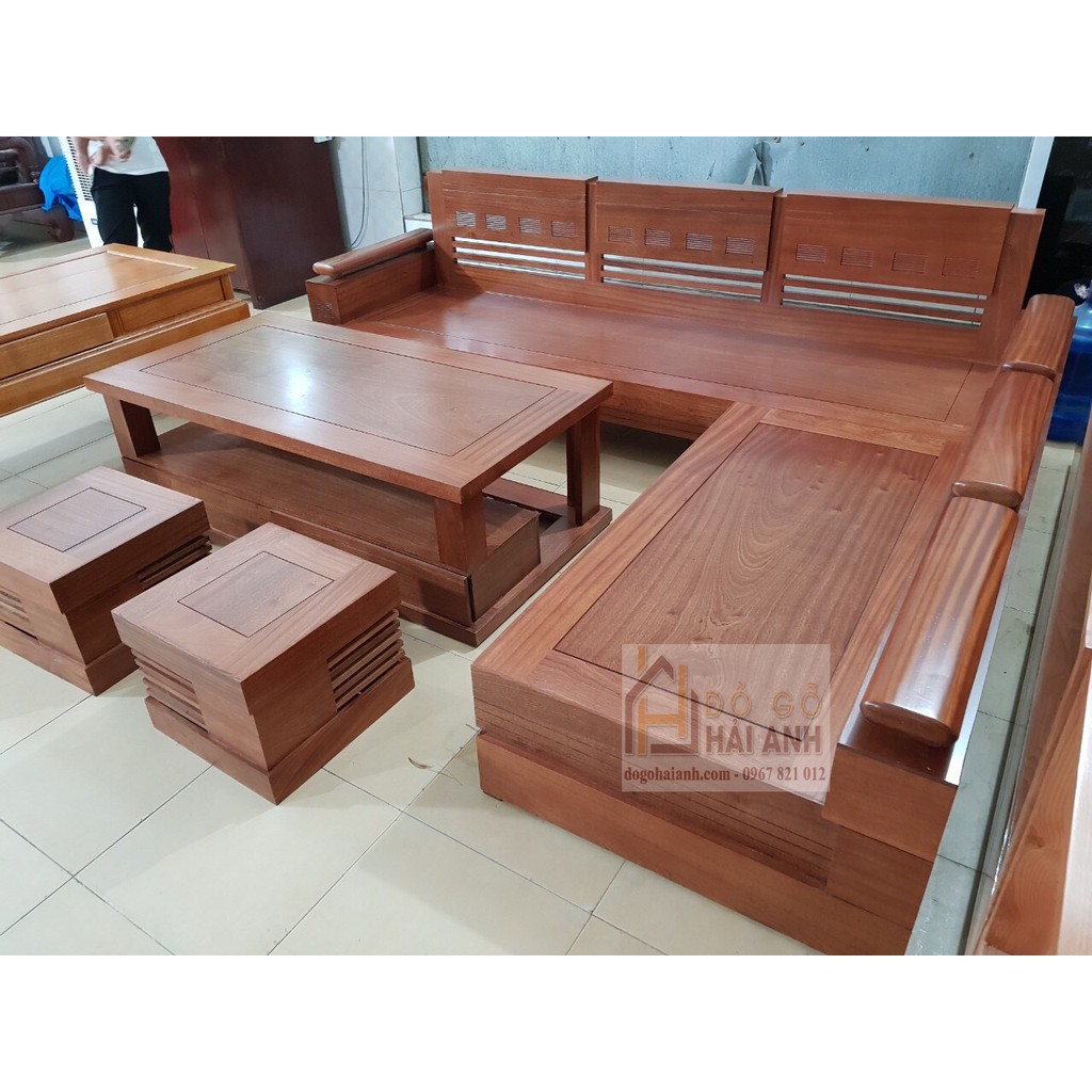 Bàn Ghế Phòng Khách Gỗ Xoan Đào Mẫu Góc Trứng Gx-01 | Shopee Việt Nam