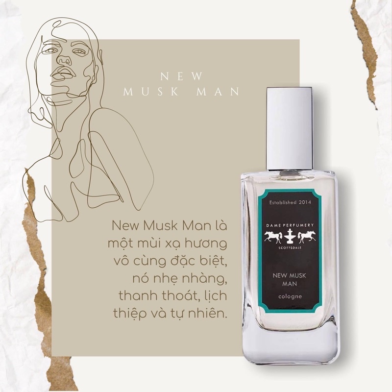 New musk 2025 man dame perfumery