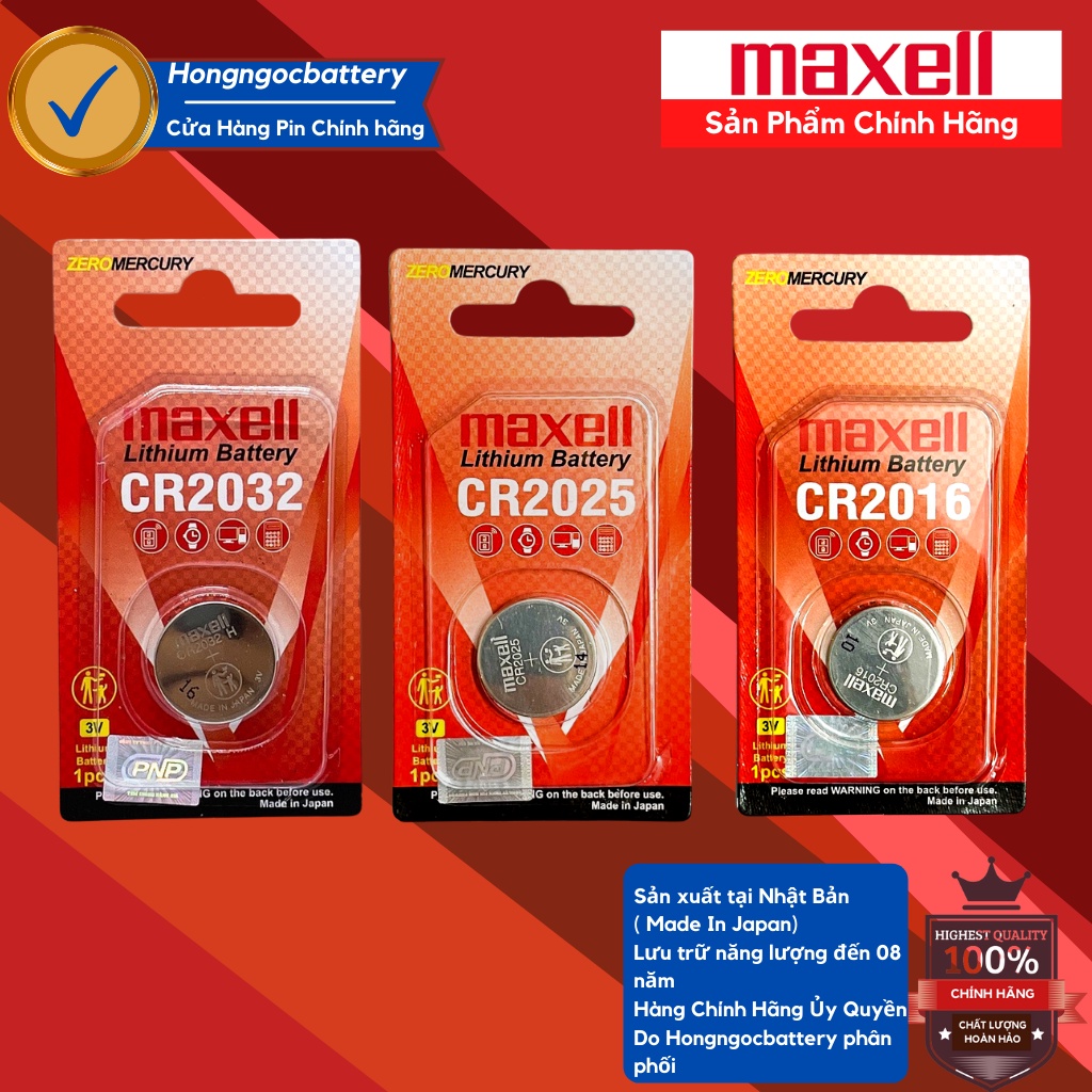 Pin Maxell CR2032 (H) – Pin Maxell Việt Nam