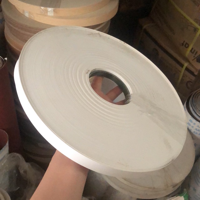 Nẹp dán cạnh nhựa PVC màu trắng cuộn to | Shopee Việt Nam