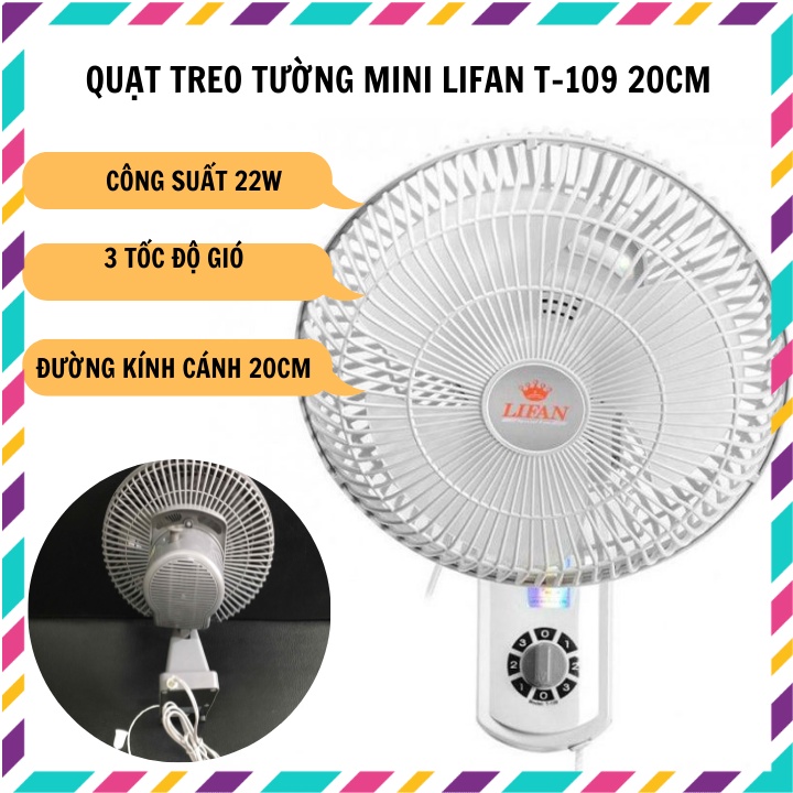 Quạt treo tường đường kính 20cm - Đánh giá chi tiết và đánh giá sản phẩm