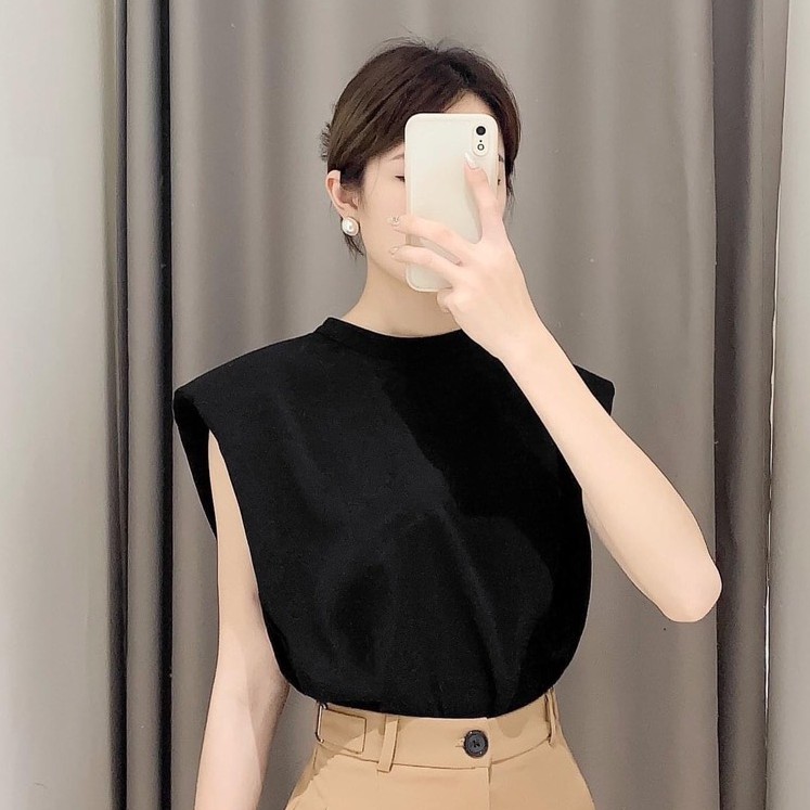 Áo Sơ Mi Công Sở - Áo Sơ Mi Lụa Tay Cánh Dơi Có Đệm Vai | Shopee Việt Nam