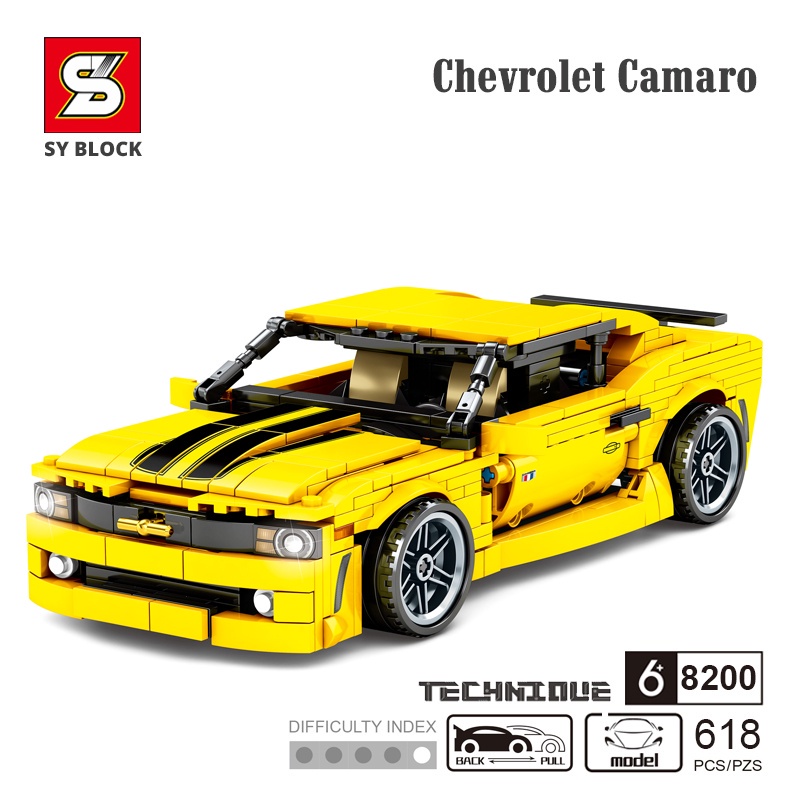 Đồ chơi lắp ráp xe Lego Technic mô hình Xe Thể Thao Chevrolet Camaro – SY  BLOCK 8200 | Shopee Việt Nam