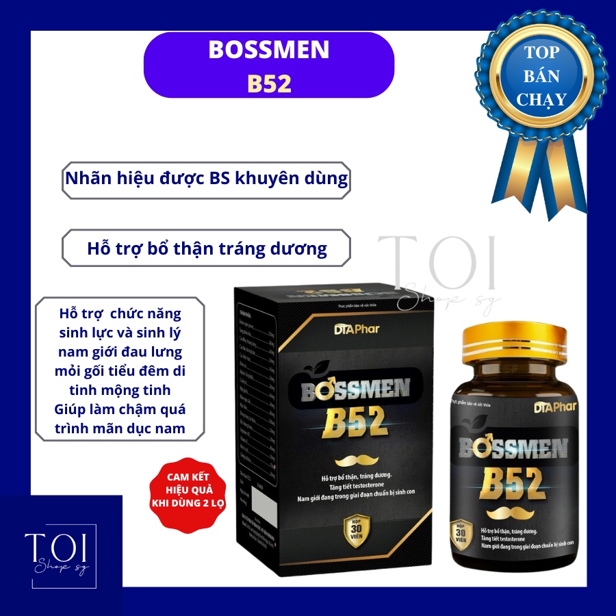 6. Lợi ích của BossMen đối với sức khỏe sinh lý nam giới