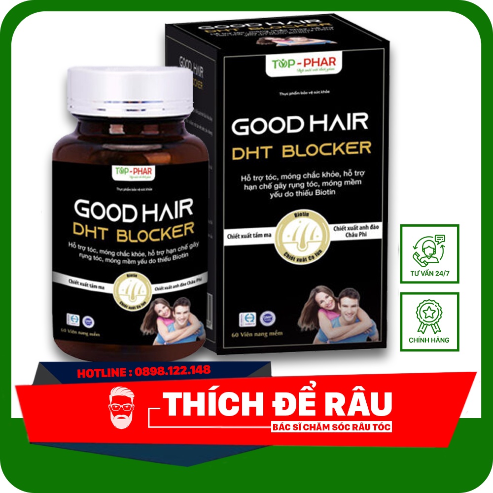 Viên uống kích thích mọc tóc GoodHair DHT Blocker