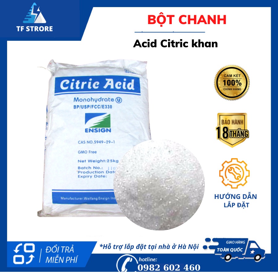 Axit Citric Tẩy Rửa - Hướng Dẫn Hiệu Quả và An Toàn