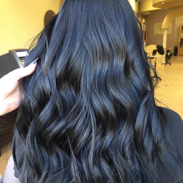 20+] Kiểu nhuộm tóc màu xanh dương đen #Đẹp #Trendy #2023