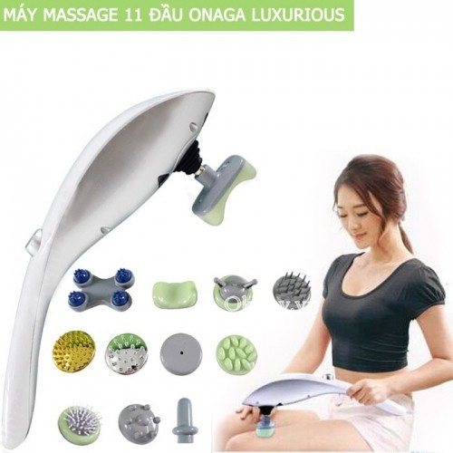 Máy massage cầm tay 11 đầu hồng ngoại máy matxa cầm tay toàn thân | Shopee  Việt Nam