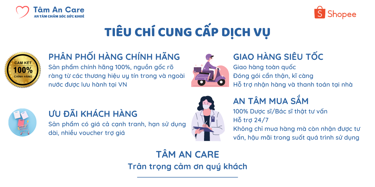Nhà thuốc Tâm An Care, Cửa hàng trực tuyến | Shopee Việt Nam