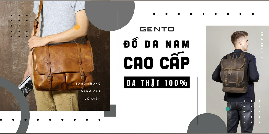 GENTO Leather Goods, Cửa hàng trực tuyến | Shopee Việt Nam