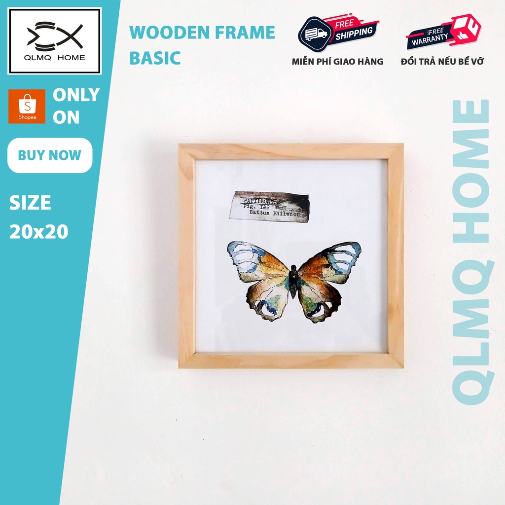 20x20 wooden frame