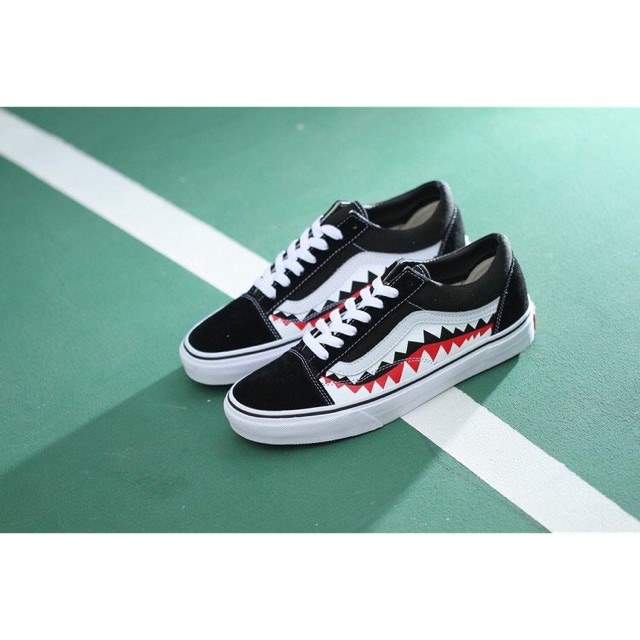 Vans best sale bape shark