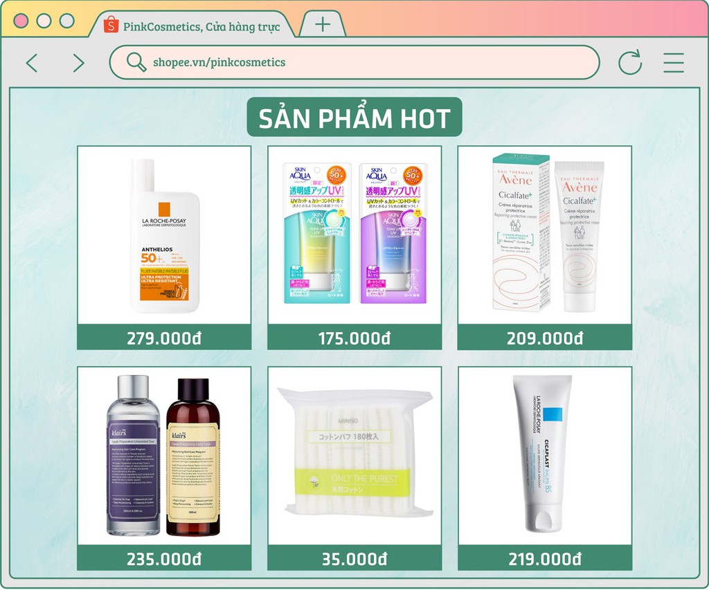 PinkCosmetics, Cửa hàng trực tuyến | Shopee Việt Nam