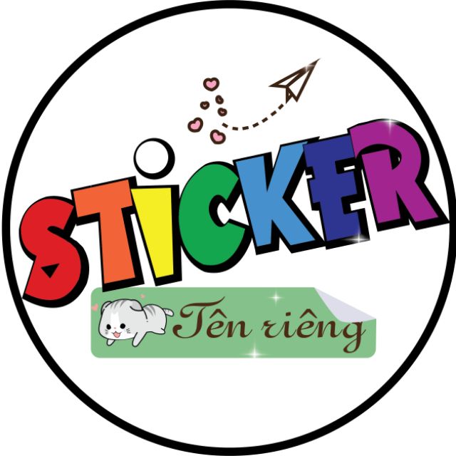 Sticker Tên Riêng, Cửa hàng trực tuyến | Shopee Việt Nam