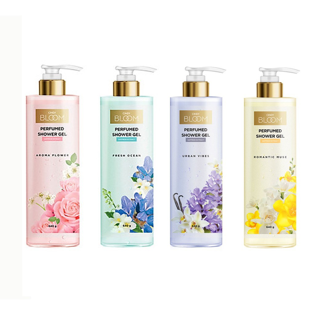 Sữa Tắm Nước Hoa Cindy Bloom Aroma Flower 640g, sữa tắm nữ cao cấp, sữa tắm  lưu hương trắng da chính hãng | Shopee Việt Nam