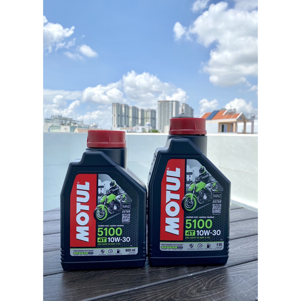 Motul MOTUL 5100 4T 10W-30 TECHNOSYNTHESE, LITRE, 44% OFF