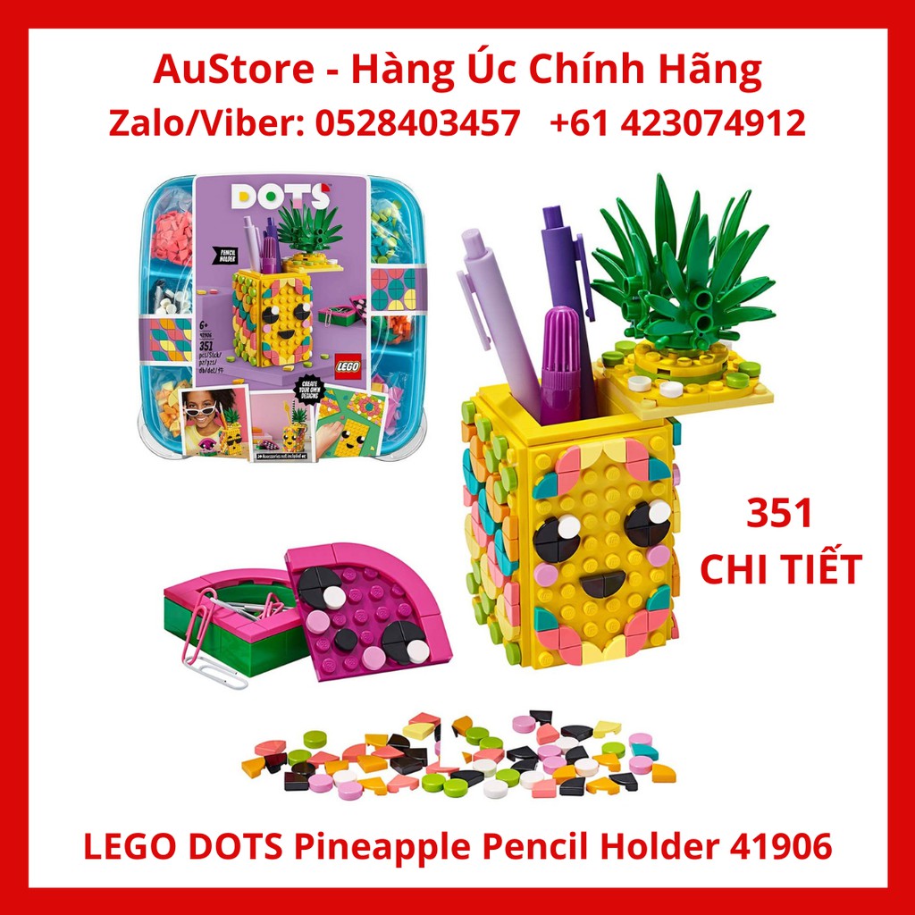 LEGO CH NH H NG 41906 H p C m B t Vi t LEGO DOTS Pineapple