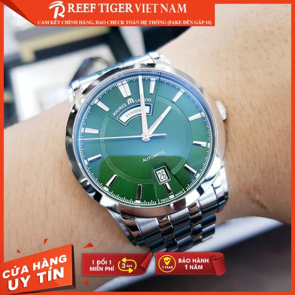 REEFTIGERVIETNAM ng h nam Maurice Lacroix Pontos Green PT6158