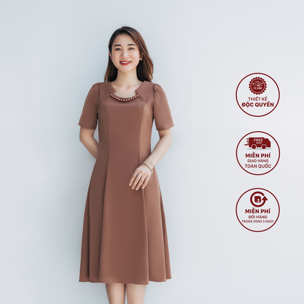 ĐẦM TRUNG NIÊN TTVSTORE.VN - Shopee Mall Online | Shopee Việt Nam