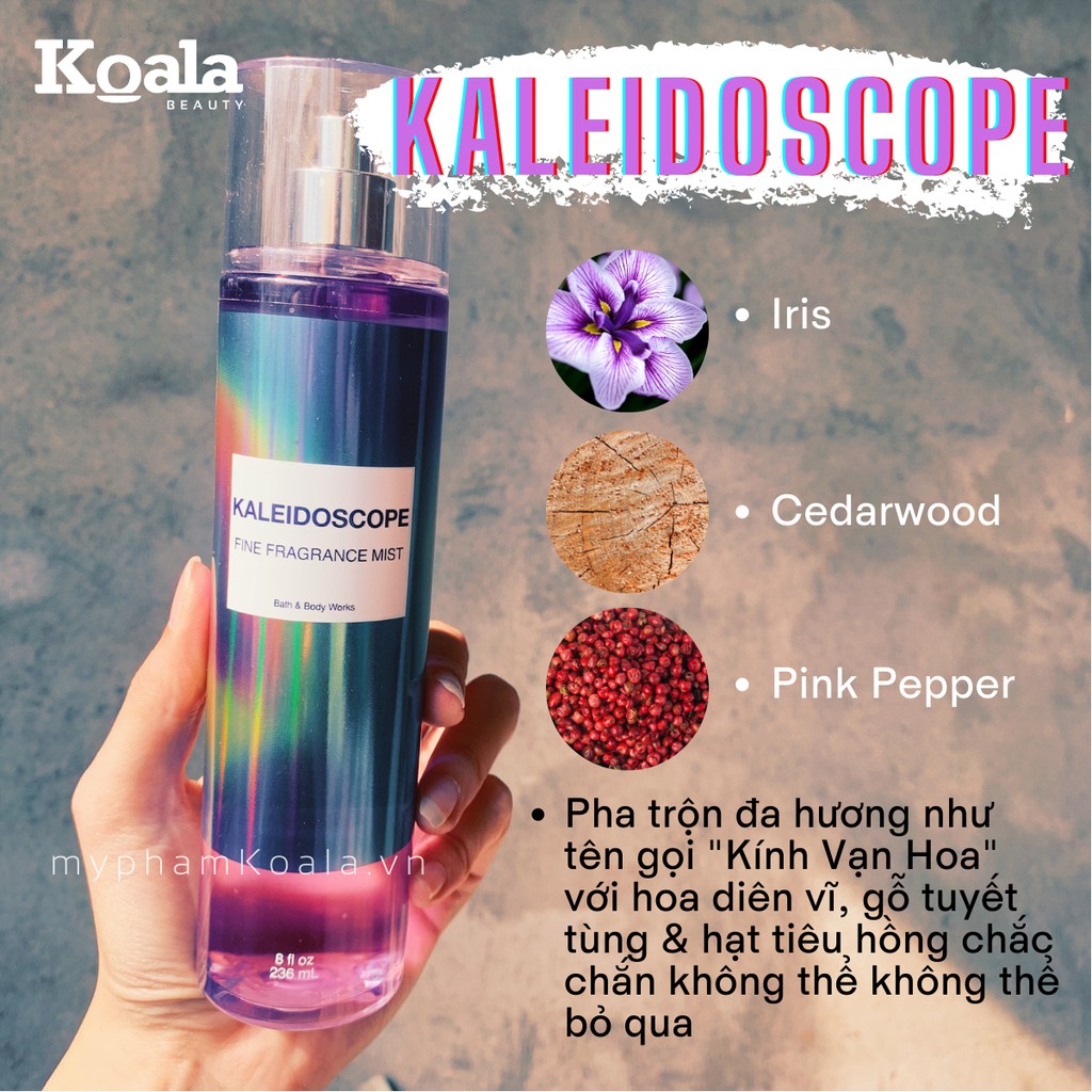 Kaleidoscope best sale body mist