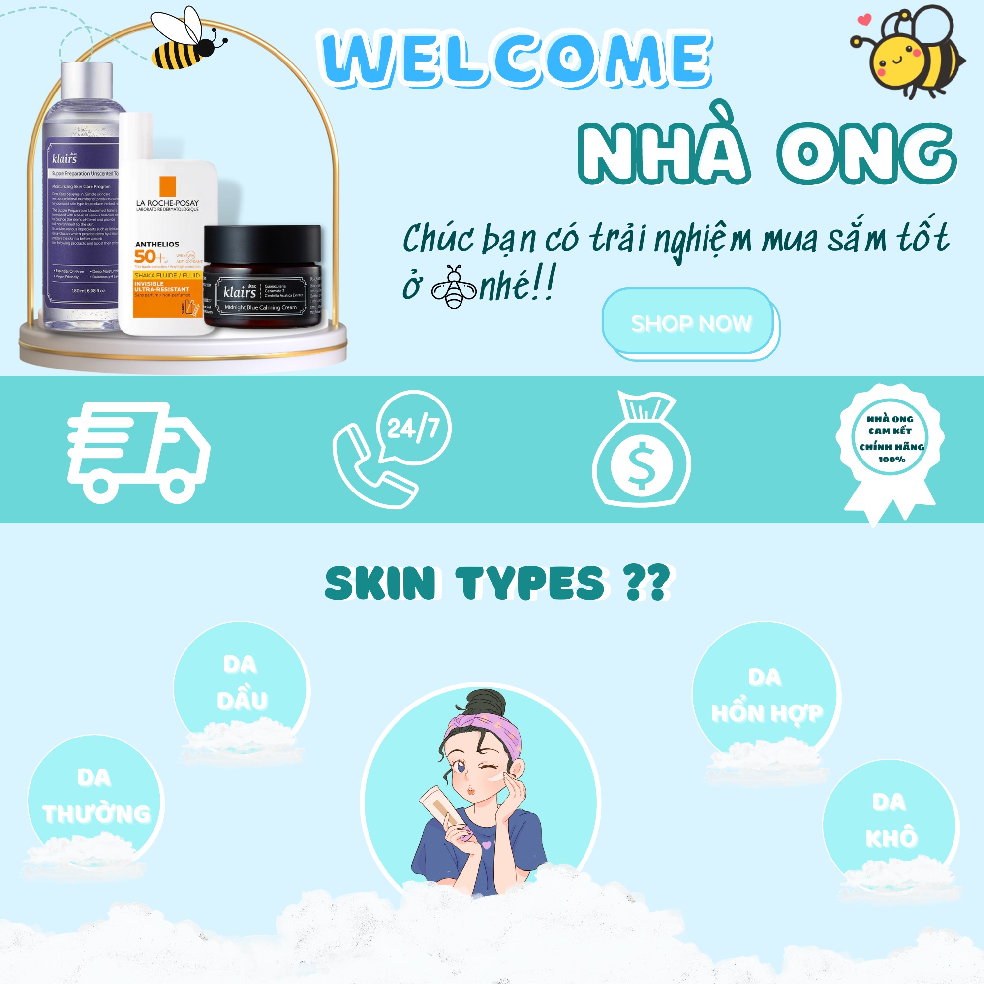 Tiệm Nhà Ong Cosmetics, Cửa hàng trực tuyến | Shopee Việt Nam